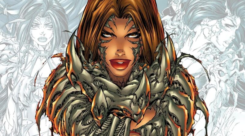 Sara Pezzini mit der Witchblade zum 30-jährigen Jubiläum der Comicserie